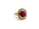 Bague 51 Bague ancienne rubis diamants 58 Facettes M9044