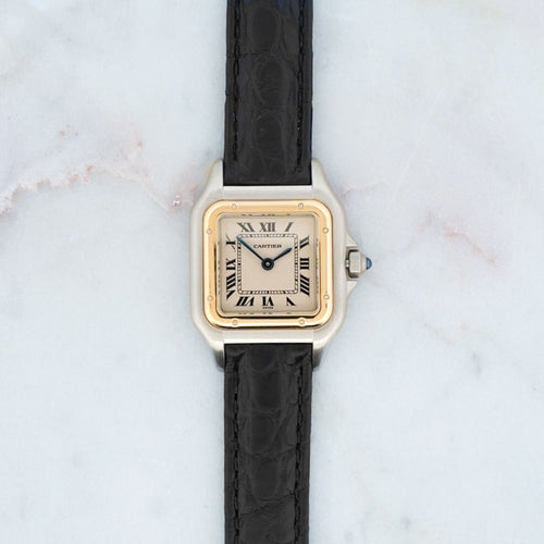 Cartier Panthère - Ivory roman dial - SM 58 Facettes