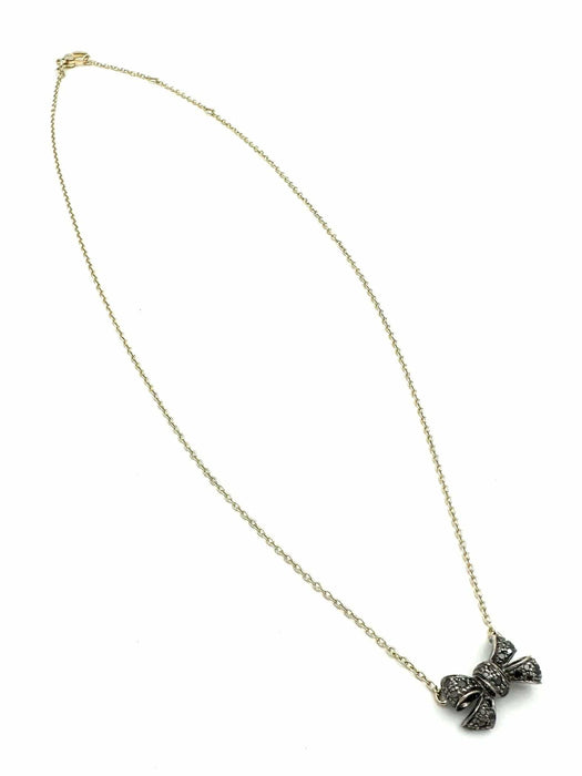 Collier POMELLATO. Collection "Forever", collier 2 ors et diamants noirs 58 Facettes