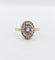 Bague 52 Bague marquise antique or jaune diamant taillés en roses 58 Facettes A05051