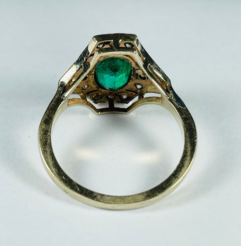 Bague Bague Art Déco émeraude 58 Facettes 118