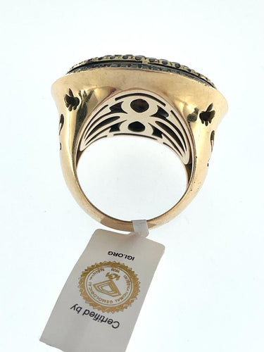 Bague 53 Bague Cocktail Piero Milano Or Rose 3,50 ct Diamants Certifiés IGI 58 Facettes