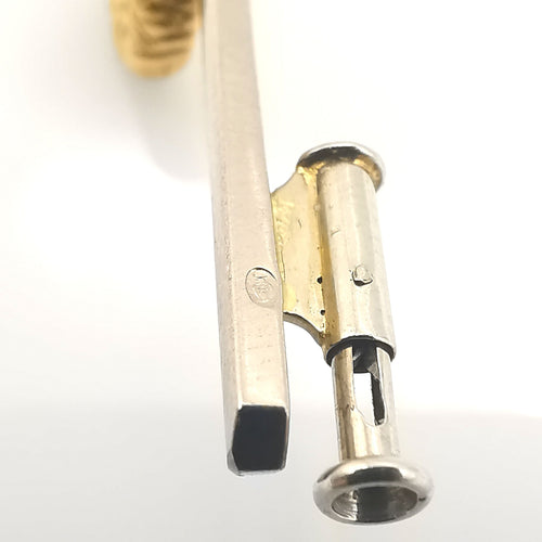 Broche Broche Or jaune et blanc Emeraude et Diamants 58 Facettes