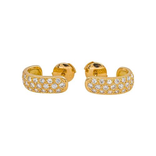 Boucles d'oreilles Boucles d'oreilles Or jaune Diamant 58 Facettes 4798567RV