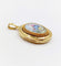 Pendentif Pendentif porte-photo or jaune miniature demoiselle (circa 1920) 58 Facettes A05939