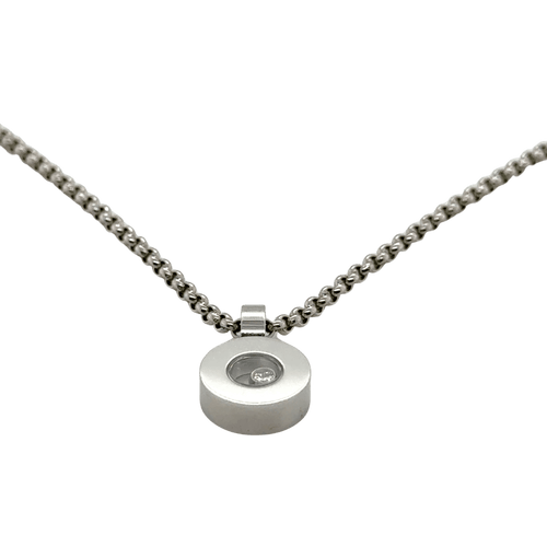 Pendentif Chopard - Pendentif Happy Diamond - Or blanc 58 Facettes Chopard