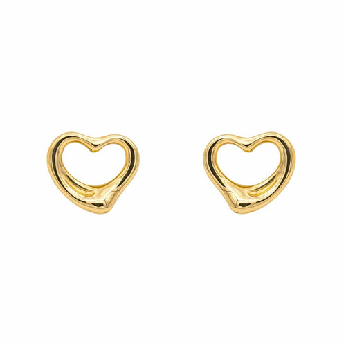 Boucles d'oreilles Tiffany & Co Boucles d'oreilles Puces Open heart Or jaune 58 Facettes 4150500RV