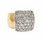 Bague 52 Bague jonc pavage diamants 58 Facettes 1-1663/1