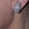 TAUBE Earrings White Gold, Diamond pavé 58 Facettes D364221LF