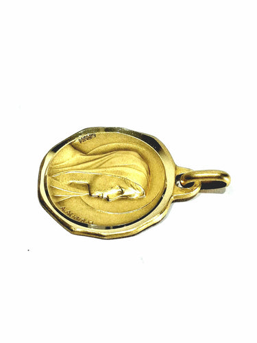 Augis - Медал Дева Мария Мария / Дева Мария от Лурд 18 карата злато 