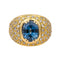 Bague 49.5 Bague Or jaune Saphir, Diamant 58 Facettes 4002856CN