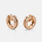 Boucles d'oreilles BULGARI - Boucles d'oreilles B.Zero1 or rose diamants 58 Facettes
