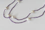 Collier Collier Améthyste Et Perles D'eau Douce 58 Facettes