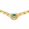 Collier Collier Maille haricot Or jaune Emeraude, Diamant 58 Facettes 4013232CN