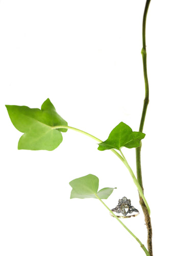 Bague 56 Cœur couronné : une bague en diamant rococo du XVIIIe siècle d'une rare beauté 58 Facettes 24246-0398