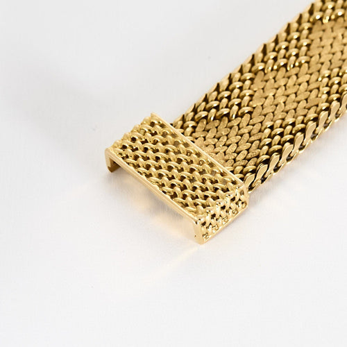 Bracelet Bracelet en or jaune à maille polonaise 58 Facettes POI0357