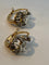 Boucles d'oreilles Boucles d’oreilles en or 18ct dites dormeuses en diamants vers 1900 58 Facettes