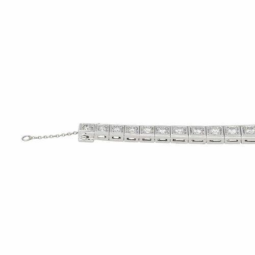 Bracelet Bracelet Ligne Or blanc Diamant 58 Facettes 4387216CN