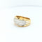 Bague 55 Bague en or jaune et pavage diamants 58 Facettes 29872