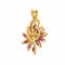 Pendentif Pendentif  Or jaune Rubis, Diamant 58 Facettes 4169051CN