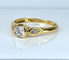 Bague 52 Bague solitaire  or 18 diamant central 0,30 carat 58 Facettes AB636