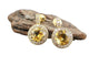 Boucles d'oreilles Boucles d'oreilles or jaune, citrine et diamants cognac 58 Facettes