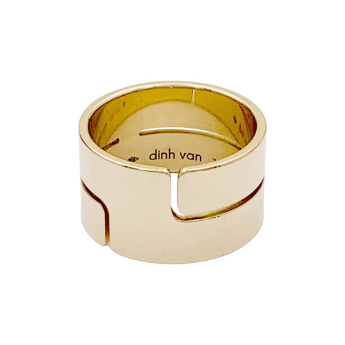 Bague 56 Bague Dinh Van, "Seventies", or jaune. 58 Facettes 35160