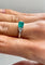 Bague 53 Bague émeraude moderne 58 Facettes