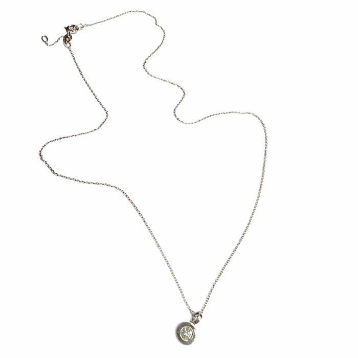 Collier pendentif en or avec diamants 58 Facettes Q195B