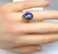 Bague 52 Bague en or jaune émail profil de femme, Limoges 58 Facettes AB646