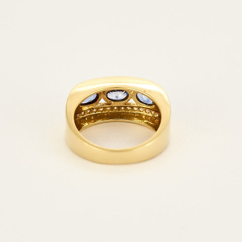 Bague 52,5 Bague en or jaune, saphirs et diamants 58 Facettes BIA1043X2
