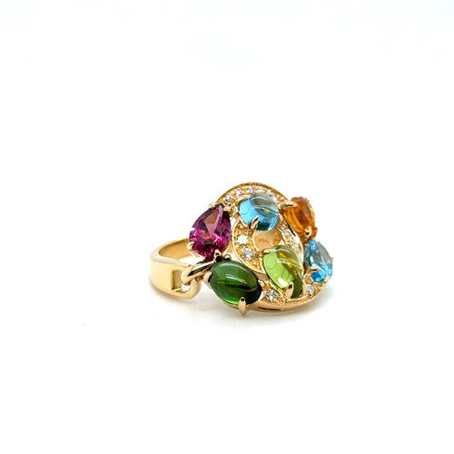 Bague 55 BULGARI - Bague « Collection Astrale » - Or jaune 58 Facettes 1.0000848/4