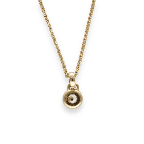 Collier Collier pendentif Chopard Happy Diamonds en or jaune 18K avec 7 diamants - Ref. 79/2655 - 42 cm - 14,40 g 58 Facettes FB10644