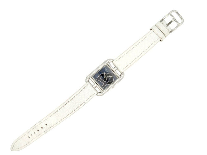 Montre montre HERMES cape cod cc1.330 diamant chaine d'ancre bracelet blanc boite 58 Facettes 267772