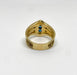 Bague 59 Bague byzantine en or jaune saphirs et diamants 58 Facettes