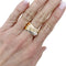 Bague 54 Bague Cartier, "Trinity", 3 tons d'or. 58 Facettes 35125