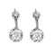 Boucles d'oreilles Boucles d'oreilles Dormeuses Art-Déco or et diamants 58 Facettes B240305