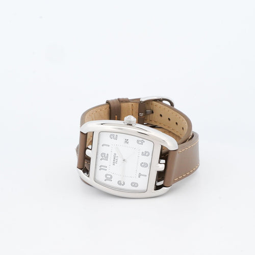 Hermès Cape Cod Tonneau – Elfenbeinfarbenes arabisches Zifferblatt – LM