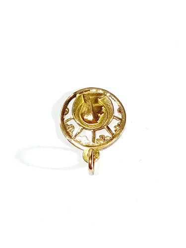 Pendentif Médaille de la Vierge or rose 58 Facettes