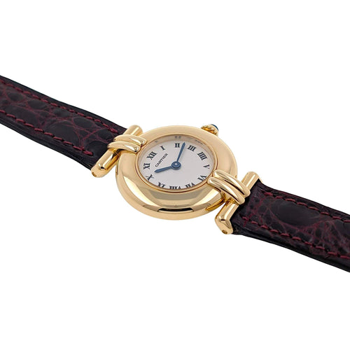 Montre Cartier Colisée Full Set 18k Gold also called Rivoli Ref 1985 58 Facettes