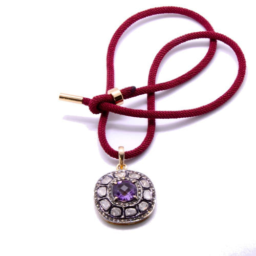 Pendentif Pendentif indien « Concorde » améthyste 58 Facettes 187