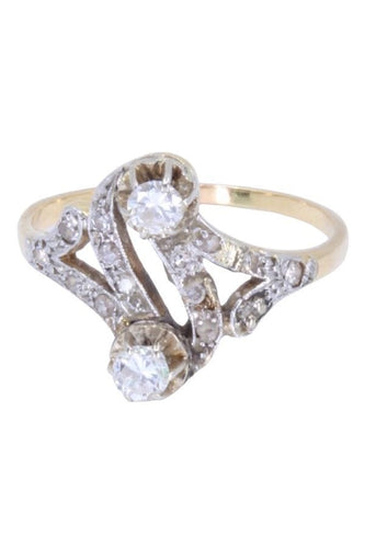 TOI ET MOI Diamants Art-Nouveau 58 Facettes 083651