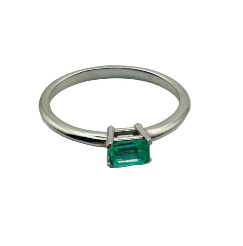 Bague Bague solitaire avec émeraude Muzo 58 Facettes 50049