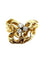 Bague 56 GILBERT ALBERT. Bague or jaune 18K et diamants 58 Facettes