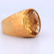Vintage ring i 18 kt guld och citrin 58 Facettes AN553