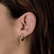 Boucles d'oreilles Boucles d'oreilles en or jaune et blanc, rubis et diamants 58 Facettes ALE4795X2