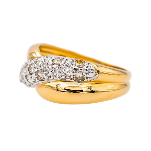 Bague 59 Bague  Or jaune Diamant 58 Facettes 4250496CN