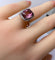 Bague 49 Bague en or blanc, tourmaline rose et diamants 58 Facettes AB613