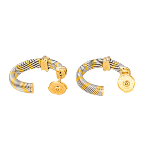 Boucles d'oreilles Cartier Boucles d'oreilles Créoles  Or jaune, Acier 58 Facettes 4478227CN