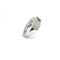 Bague 54 Bague Cocktail en Or Blanc avec Saphir et Diamants 58 Facettes